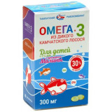 Salmoniсa Омега-3 из дикого камчатского лосося для детей с 3-х лет аромат малины капс 84 шт