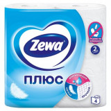 Zewa Plus Бумага туалетная двухслойная белая 4 шт