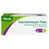 Азитромицин-Тева таб диспергируемые 500 мг 3 шт