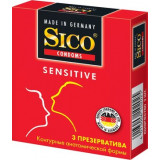 Презервативы Sico Sensitive Контурные анатомической формы 3 шт