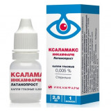 Ксаламакс Инкамфарм капли глазные 0.005 % 2.5 мл