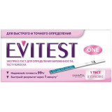 Evitest One Экспресс-тест для определения беременности, тест-полоска 1 шт