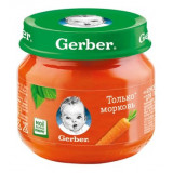 Gerber пюре только морковь 80 г