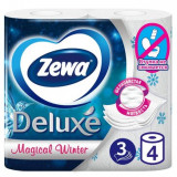 Zewa Delux Бумага туалетная трехслойная белая 4 шт