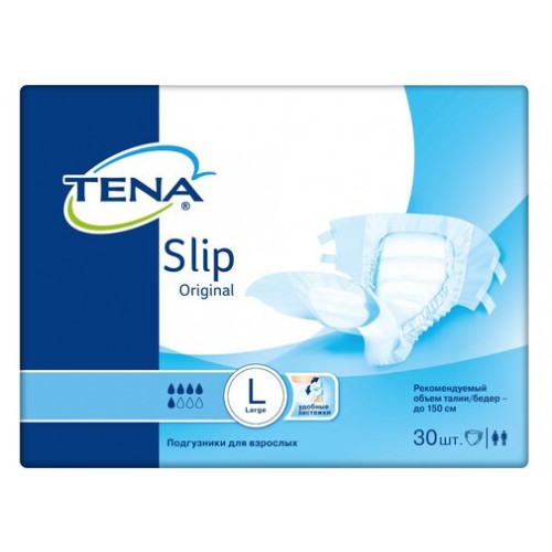 Tena Slip Original Подгузники для взрослых р.L 30 шт