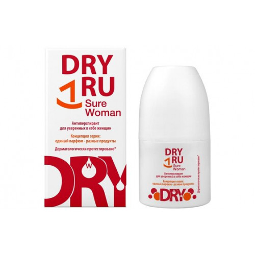 DRYRU (ДРАЙ РУ) антиперспирант для уверенных в себе женщин ролл 50 мл