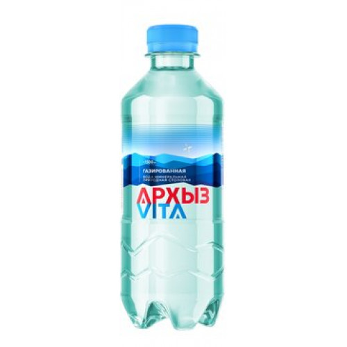 Архыз Vita вода минеральная газированная 0.33 л