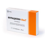 Фурацилин-ЛекТ таб 20 мг 20 шт