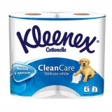 Kleenex туалетная бумага белая Delicate White , 2-слойная, 4 шт