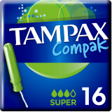 Тампоны с аппликатором TAMPAX Compak Super, 16 шт