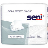Seni soft пеленка гигиеническая впитывающая 40х60см 10 шт basic