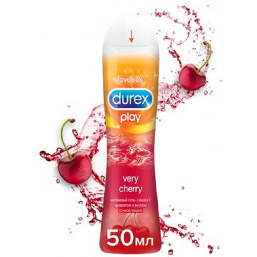 Durex play-cherry гель-смазка 50мл фруктовый аромат