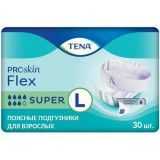 Tena flex super подгузники для взрослых р.l 83-120см 30 шт