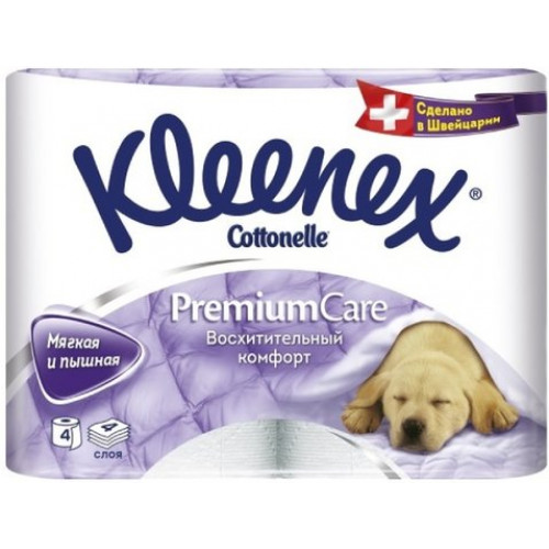 Kleenex бумага туалетная 4 шт PremiumCea