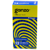 Ganzo презерватив 12 шт  классик