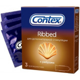 Презервативы ребристые Contex Ribbed 3 шт