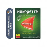 Никоретте Никотиновый пластырь от курения 15 мг/16 ч 7 шт