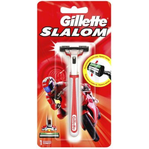 Gillette slalom станок 1 шт с 1-ой кассетой