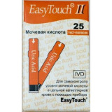 Easy touch тест-полоски для определения мочевой кислоты  25 шт