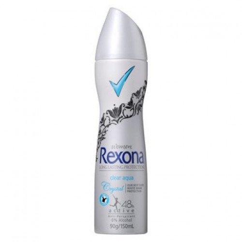 Rexona crystal дезодорант-спрей 150мл чистая защита
