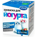 Vivo закваска йогурт 0.5г кор. 4 шт