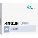L-тироксин таб 100мкг 50 шт озон