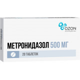 Метронидазол таб 500мг 20 шт озон