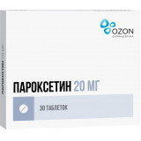 Пароксетин таб п/об пленочной 20мг 30 шт озон