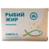 Рыбий жир пищевой Омега-3 капс 100 шт