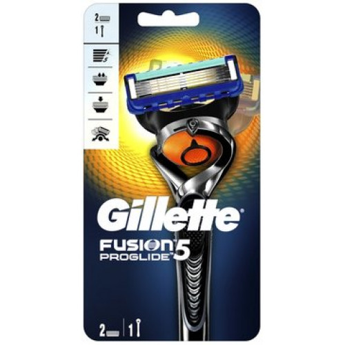 Gillette fusion proglide power flexball станок бритва+2 кассеты