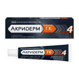 Акридерм ГК комбинированный препарат от дерматита, мазь 15 г