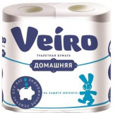 Veiro бумага туалетная двухслойная 4 шт домашняя