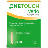 OneTouch Verio тест-полоски 100 шт