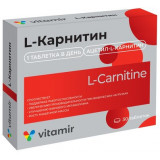 L-карнитин таб п/об 500мг 30 шт витамир