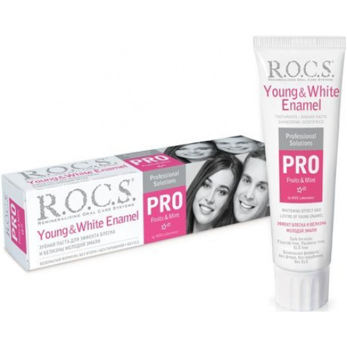 R.o.c.s pro паста зубная young & white enamel 135г