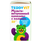 TeddyVit комплекс витаминный 30 шт со вкусом яблока