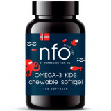 NORWEGIAN Fish Oil Омега-3 Жевательные капсулы с витамином D 120 шт