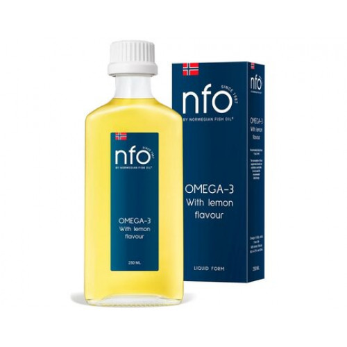 NORWEGIAN Fish Oil Омега-3 со вкусом лимона 240мл