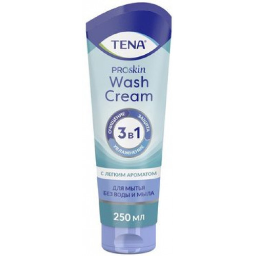Tena wash cream крем моющий 3в1 ph 5.5 250мл