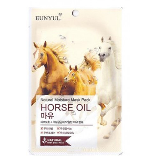 Eunyul natural moisture mask маска для лица тканевая 22мл с лошадиным маслом