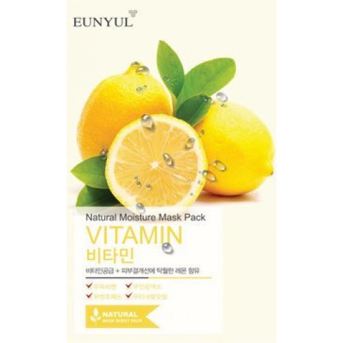Eunyul natural moisture mask маска для лица тканевая 22мл с витаминами