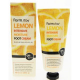 Farmstay крем для ног смягчающий 100мл с экстрактом лимона
