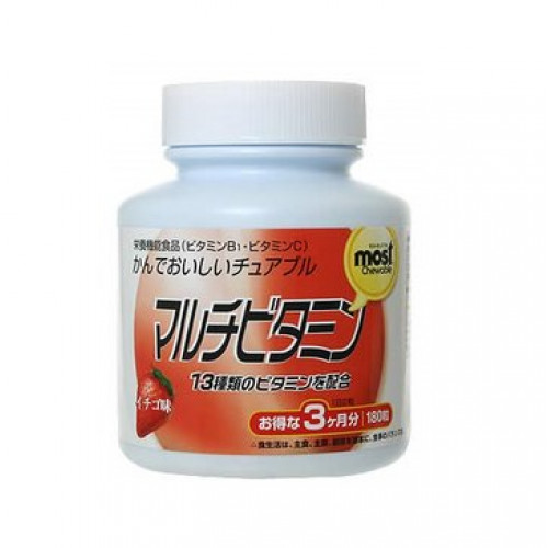 Orihiro мультивитамины таб. 180 шт со вкусом клубники