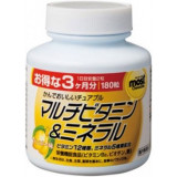 Orihiro мультивитамины и минералы таб. 180 шт со вкусом манго