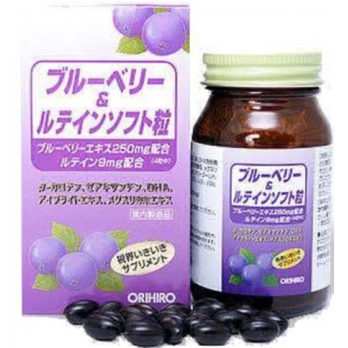 Orihiro витаминный комплекс капс 120 шт с экстрактом черники