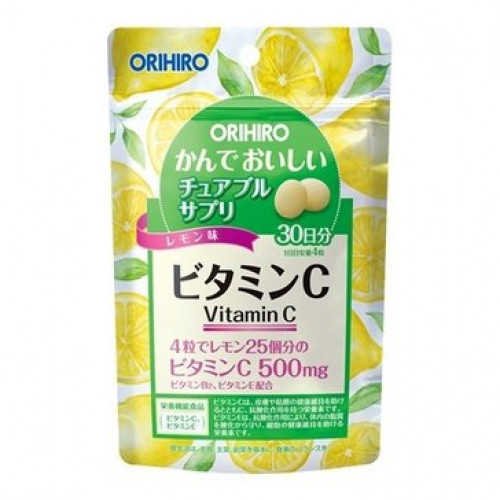 Orihiro витамин с таб 120 шт со вкусом лимона