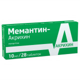 Мемантин-Акрихин таб 10мг 28 шт