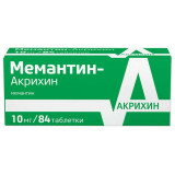Мемантин-Акрихин таб 10мг 84 шт