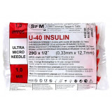 Шприц инсулиновый 1 мл U-40 SFM с интегрированной иглой 29G (0.33х12.7 мм) 10 шт
