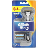 Gillette blue 3 бритва 3 сменные кассеты